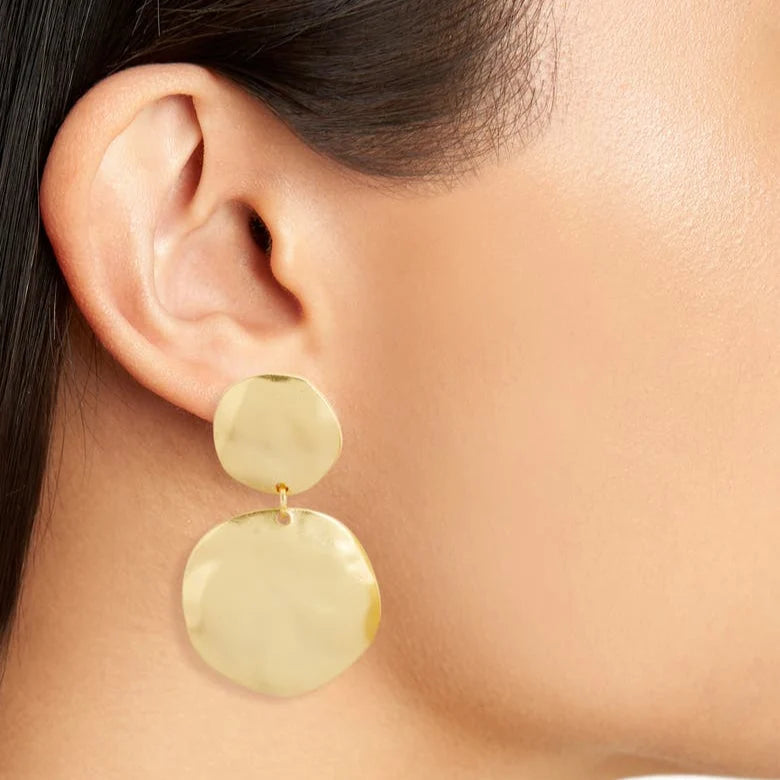 Double Disc Earrings