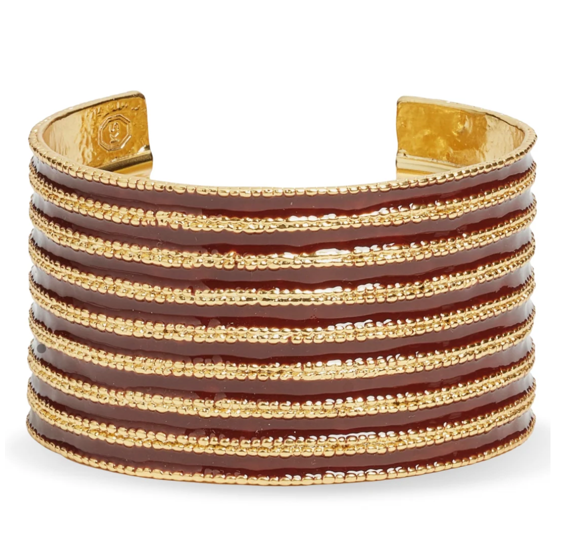 Enamel Dotty Cuff