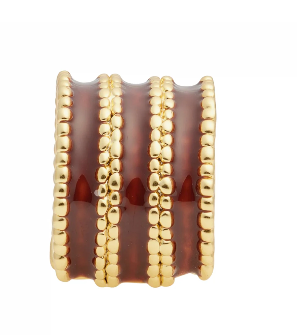 Enamel Dotty Ring