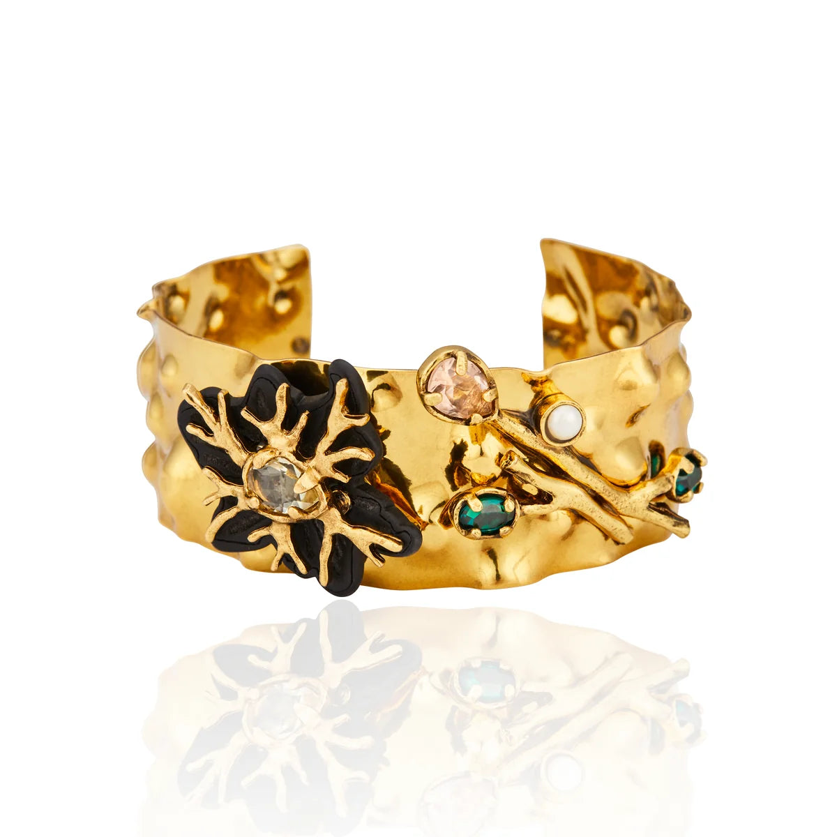 Pulsera texturizada dorada - Peregrinación