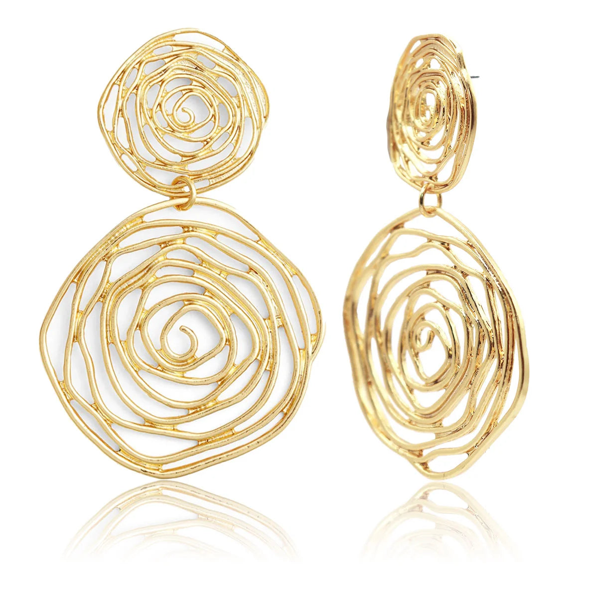 Rose Cut Out Earrings