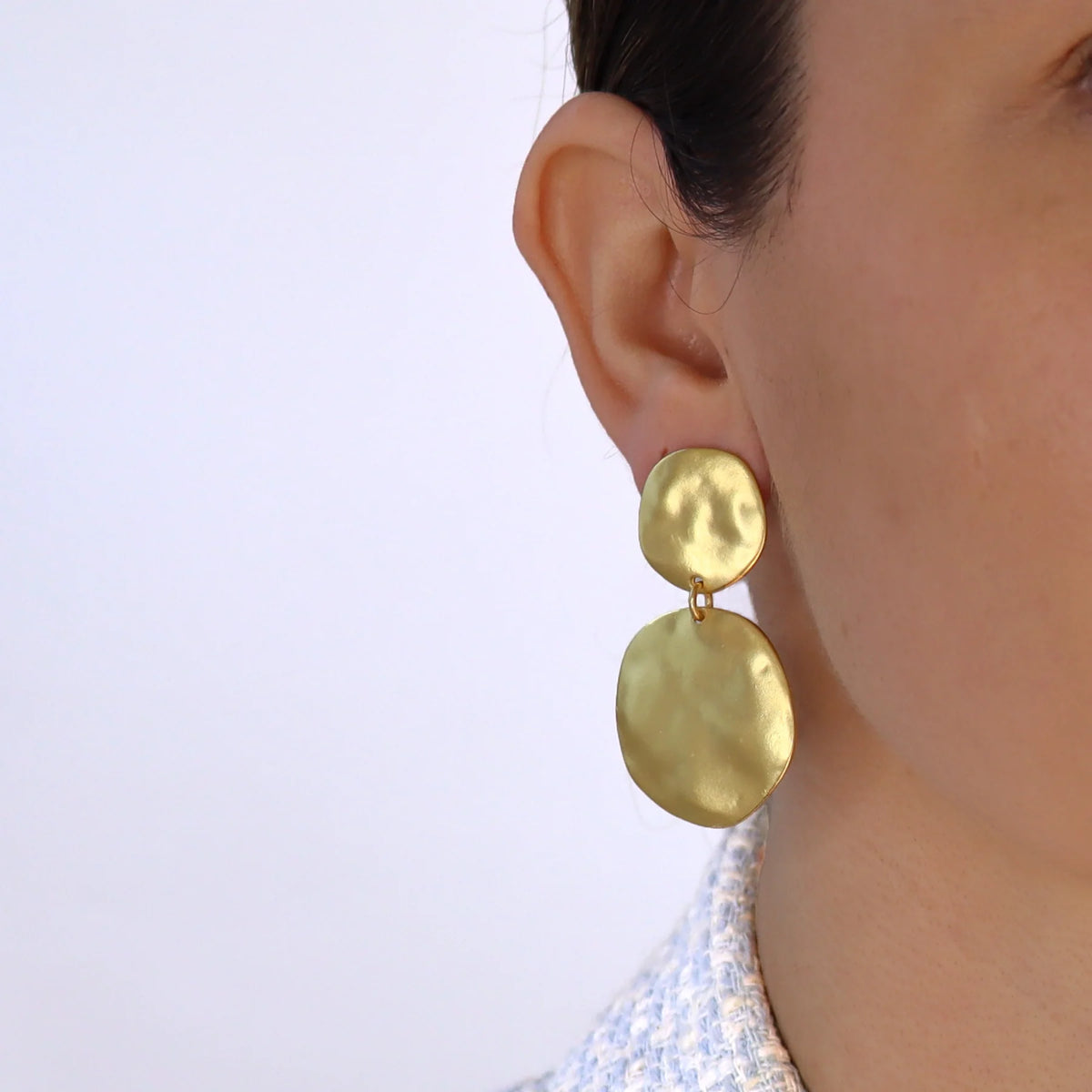 Double Disc Earrings