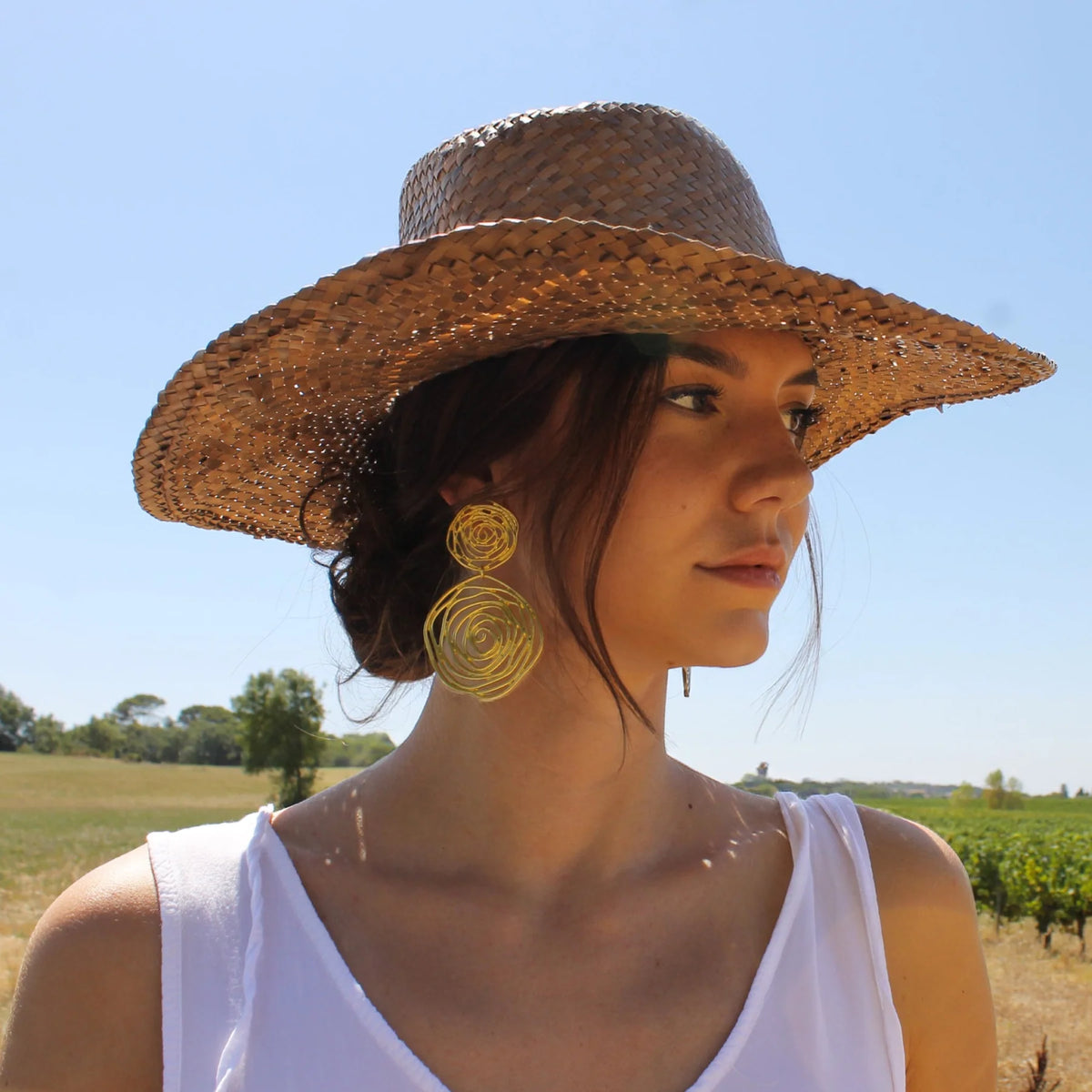 Rose Cut Out Earrings