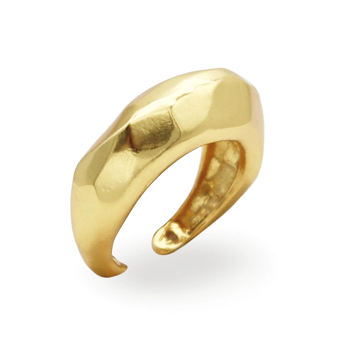 Bubble Textured Metal Ring