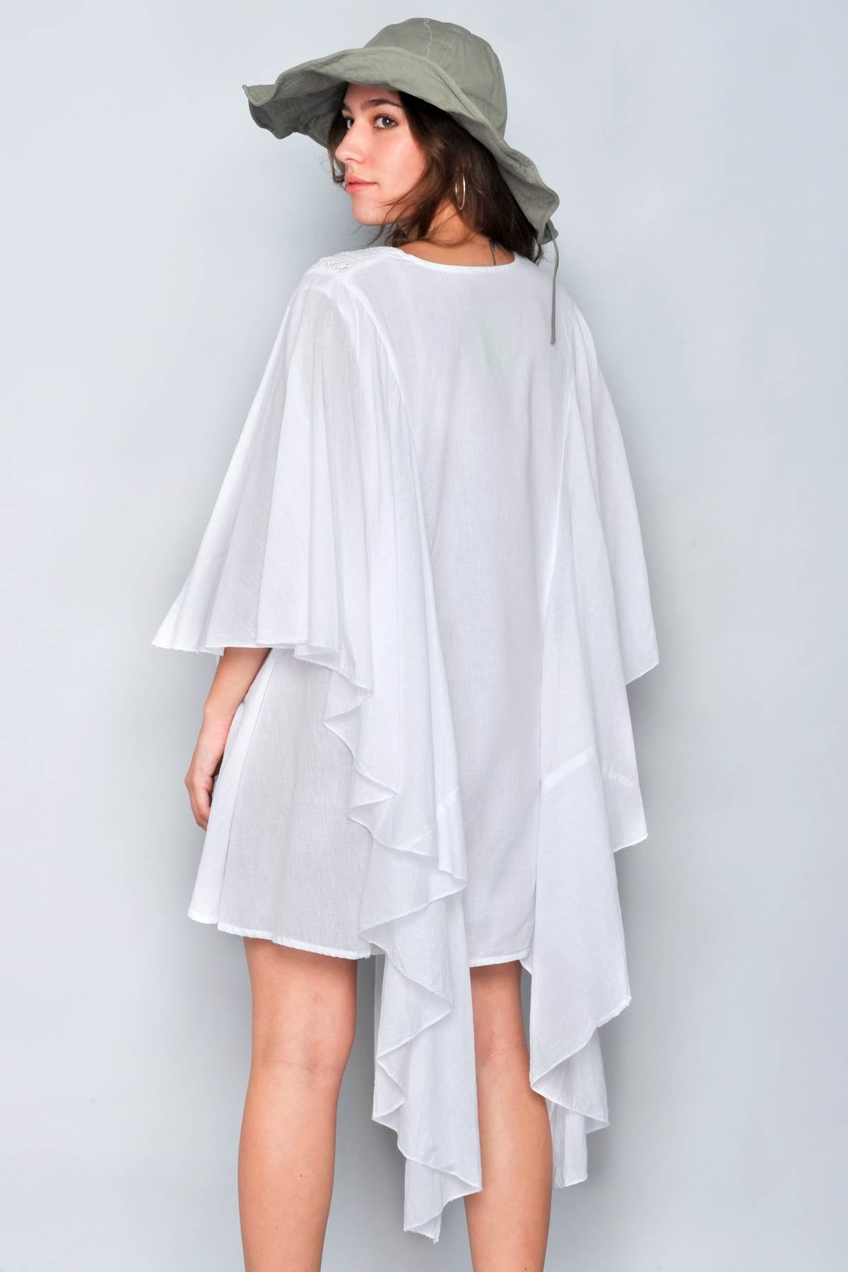 YESCHE WHITE MINI DRESS