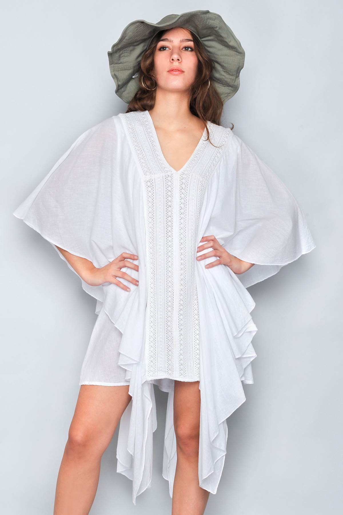 YESCHE WHITE MINI DRESS